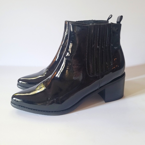 Blondo Shoes - Blondo Elvina Waterproof Patent Leather Chelsea Boot Size 10